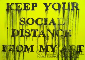 First1638 Last1638-Keep your social distance -Technika mieszana