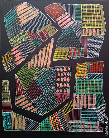 First34203 Last34203-Patchwork-Technika mieszana