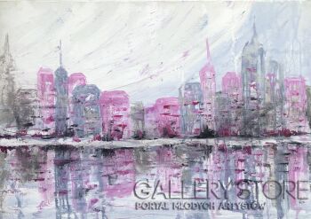 First28441 Last28441-City skyline-Akryl