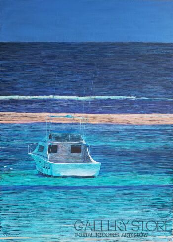 First30532 Last30532-Another Boat in Paradise-Akryl