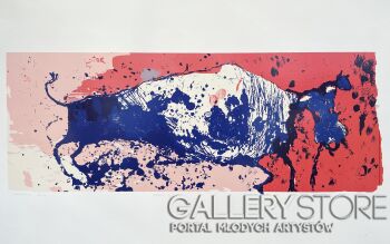 First37403 Last37403-Zakochana krowa - seria blue-Plakaty