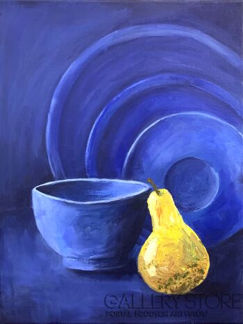 First28589 Last28589-Pear in the blue-Akryl