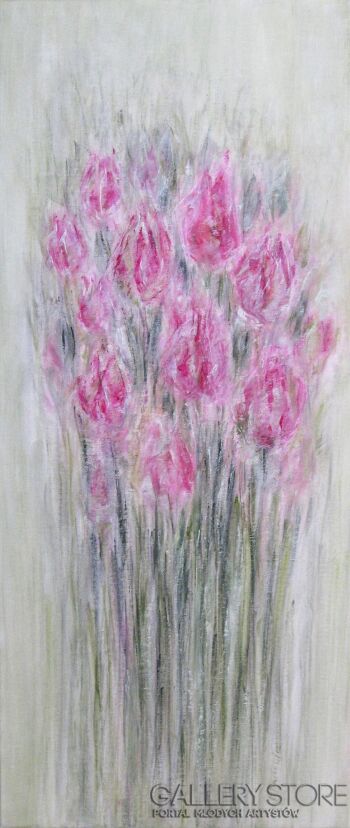 First79 Last79-Wiosenne tulipany -Olej