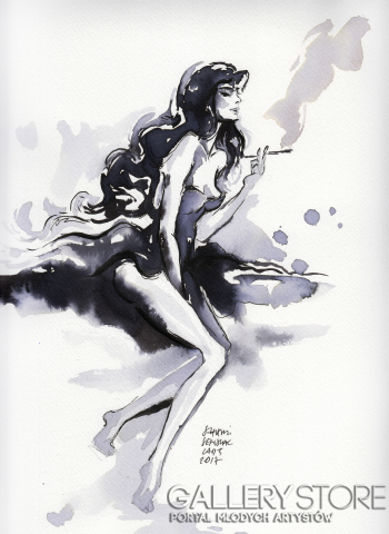 First31592 Last31592-Sensual Lady-Akwarela