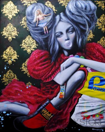 First30691 Last30691-Czar PRL-u - wydruk artystyczny obrazu -Giclee
