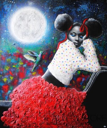 First30691 Last30691-Dream a little dream of me- wydruk artystyczny obrazu -Giclee