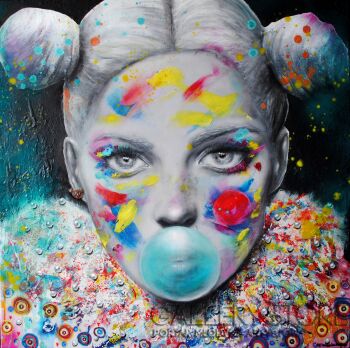 First30691 Last30691-I feel mint- wydruk artystyczny obrazu-Giclee