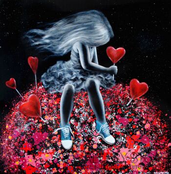 First30691 Last30691-Love is in the air - wydruk artystyczny -Giclee