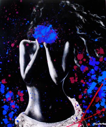 First30691 Last30691-Moonlight XV- wydruk artystyczny obrazu-Giclee