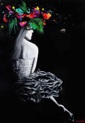 First30691 Last30691-Współistnienie- wydruk artystyczny obrazu -Giclee