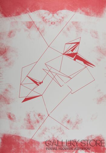 First27957 Last27957-Red Line-Serigrafia