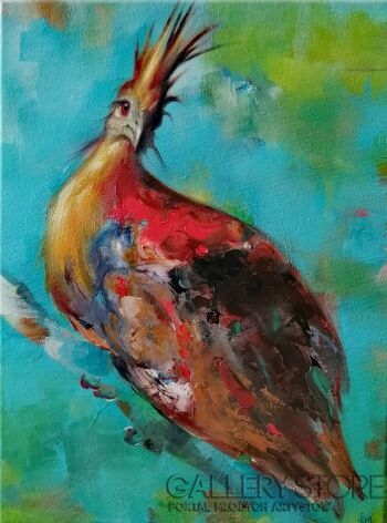 First30472 Last30472-Painted Bird -Olej