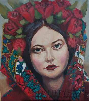 First37187 Last37187-Portret dziewczyny-Akryl