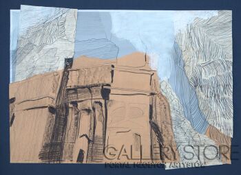 First48 Last48-Petra - Street of facades-Technika mieszana