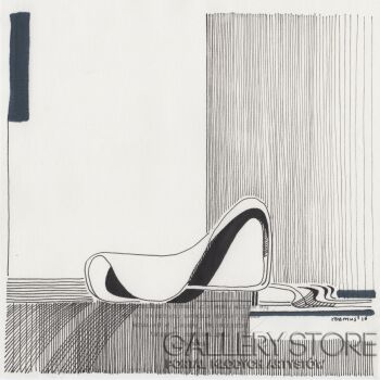 First48 Last48-Zaha Hadid | Heydar Alyiev | seria Ikony archtektury-Rysunek