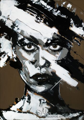 First34766 Last34766-Portret abstrakcyjny-Akryl