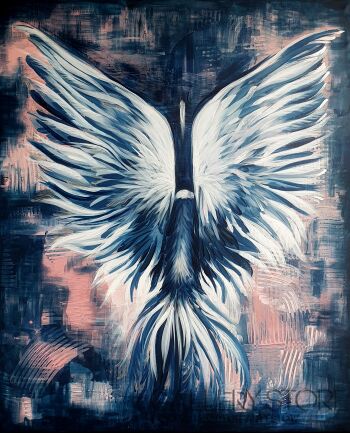 First38471 Last38471-The bird of peace-Akryl