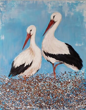 First38471 Last38471-Storks-Akryl