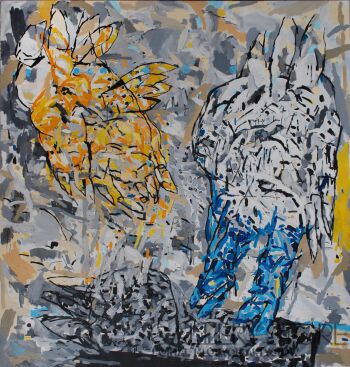 First29067 Last29067-z cyklu Pies "the yellow ghost" -Olej