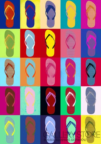 First31444 Last31444-flip-flops-Plakaty