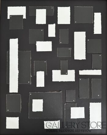First38055 Last38055-BLACK AND WHITE-Technika mieszana
