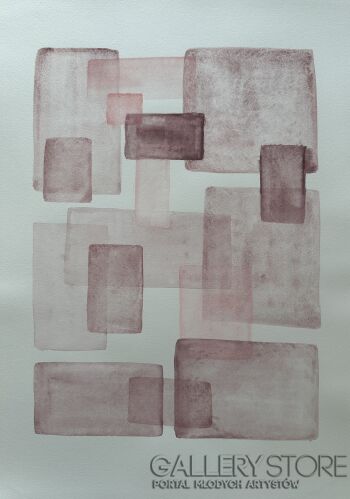 First38055 Last38055-PINK CUBES-Akwarela
