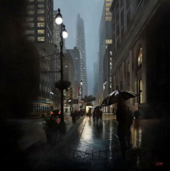 First31502 Last31502-City at night-Technika mieszana