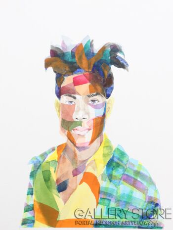 First31166 Last31166-J.M. Basquiat-Akwarela
