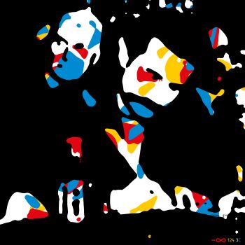 First30871 Last30871-MI 3C 124 In tribute to August '80-Giclee