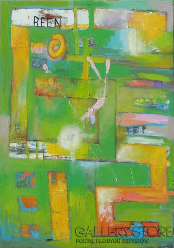 First31070 Last31070-Green Abstract No.2-Olej