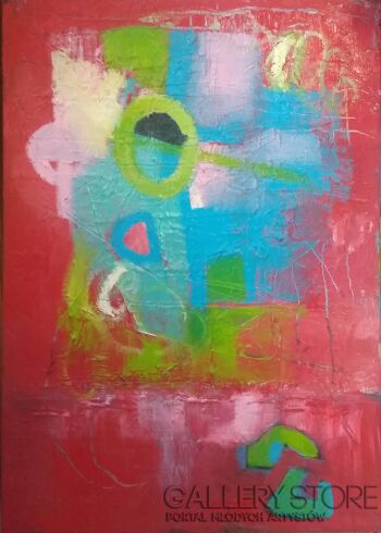 First31070 Last31070-Red Abstract No.2-Olej