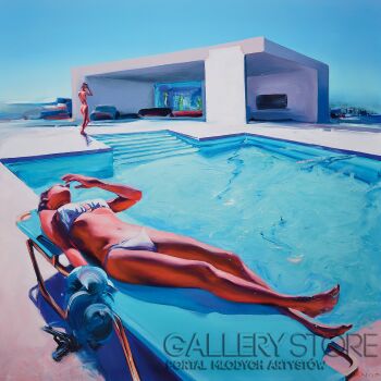 First28680 Last28680-Crime Story E'01 z cyklu SWIMMING POOL-Olej