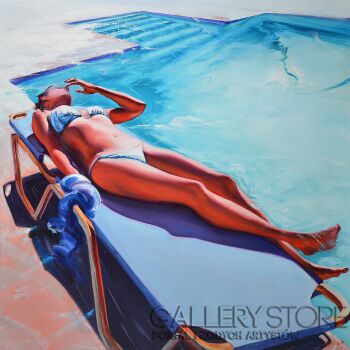 First28680 Last28680-Crime Story E'02 z cyklu SWIMMING POOL-Olej