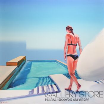 First28680 Last28680-Madame AE ’02 z cyklu SWIMMING POOL-Olej