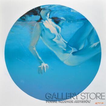 First28680 Last28680-Madame Butterfly z cyklu SWIMMING POOL-Olej