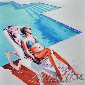 First28680 Last28680-Madame Ev ’01 z cyklu SWIMMING POOL-Olej