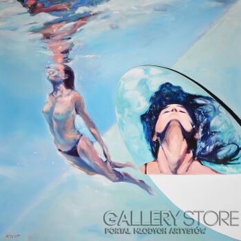 First28680 Last28680-Madame Lucy ’O3 z cyklu SWIMMING POOL-Olej
