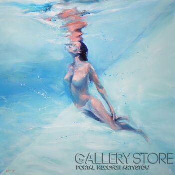 First28680 Last28680-Madame Lucy ’O4 z cyklu SWIMMING POOL-Olej