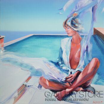 First28680 Last28680-Madame VAngel'02 z cyklu SWIMMING POOL-Olej