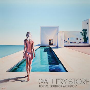 First28680 Last28680-Madame VAngel '13 z cyklu Swimming Pool-Olej