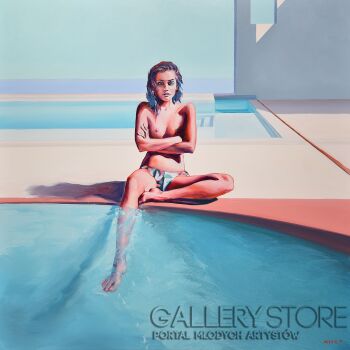 First28680 Last28680-Madame VAngel 27 z cyklu SWIMMING POOL-Olej