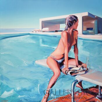 First28680 Last28680-Swimming Pool Trampolina Ev12-Giclee