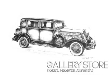 First34178 Last34178-Zabytkowy automobil retro nr 5-Rysunek