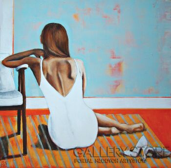 First772 Last772-The women in the window. ...-Akryl