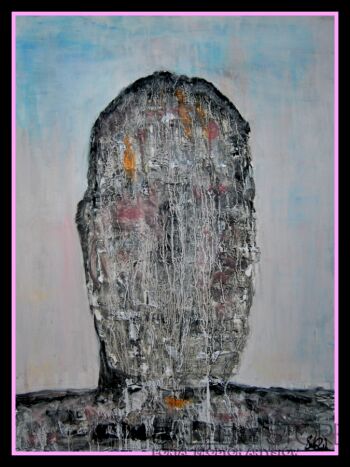 First27233 Last27233-Stone Head-Akryl
