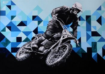 First27313 Last27313-Motocyklista-Akryl