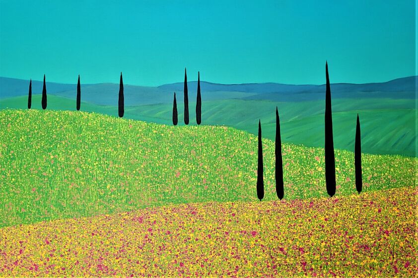 First147 Last147-Primavera in Val d'Orcia-Akryl