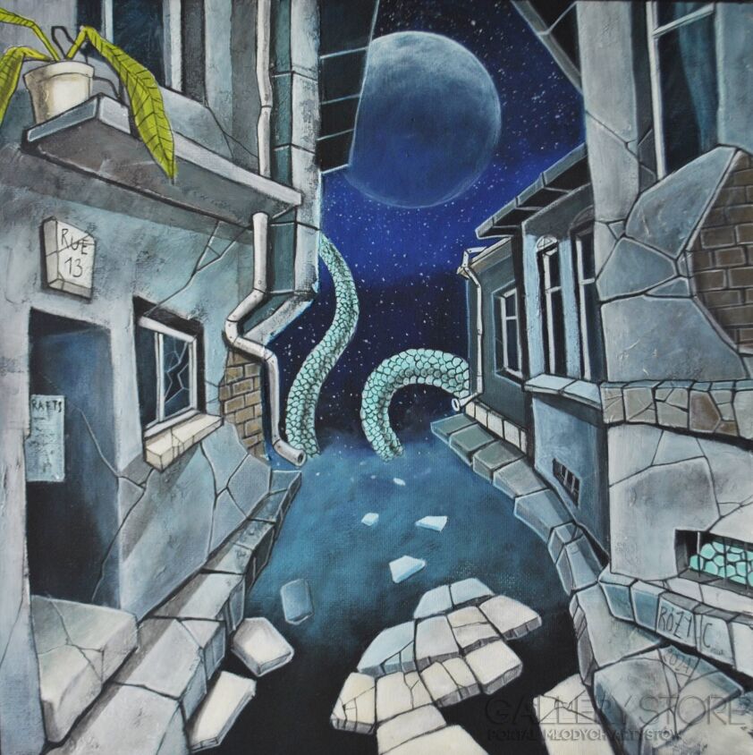First31965 Last31965-''LOVECRAFT'S LA RUE 13'' cykl ''Nie tak odległe..''''-Akryl