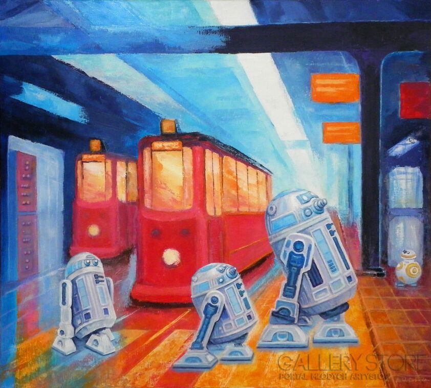 First32604 Last32604-Metropolis - tramwaje i R2-D2-Akryl