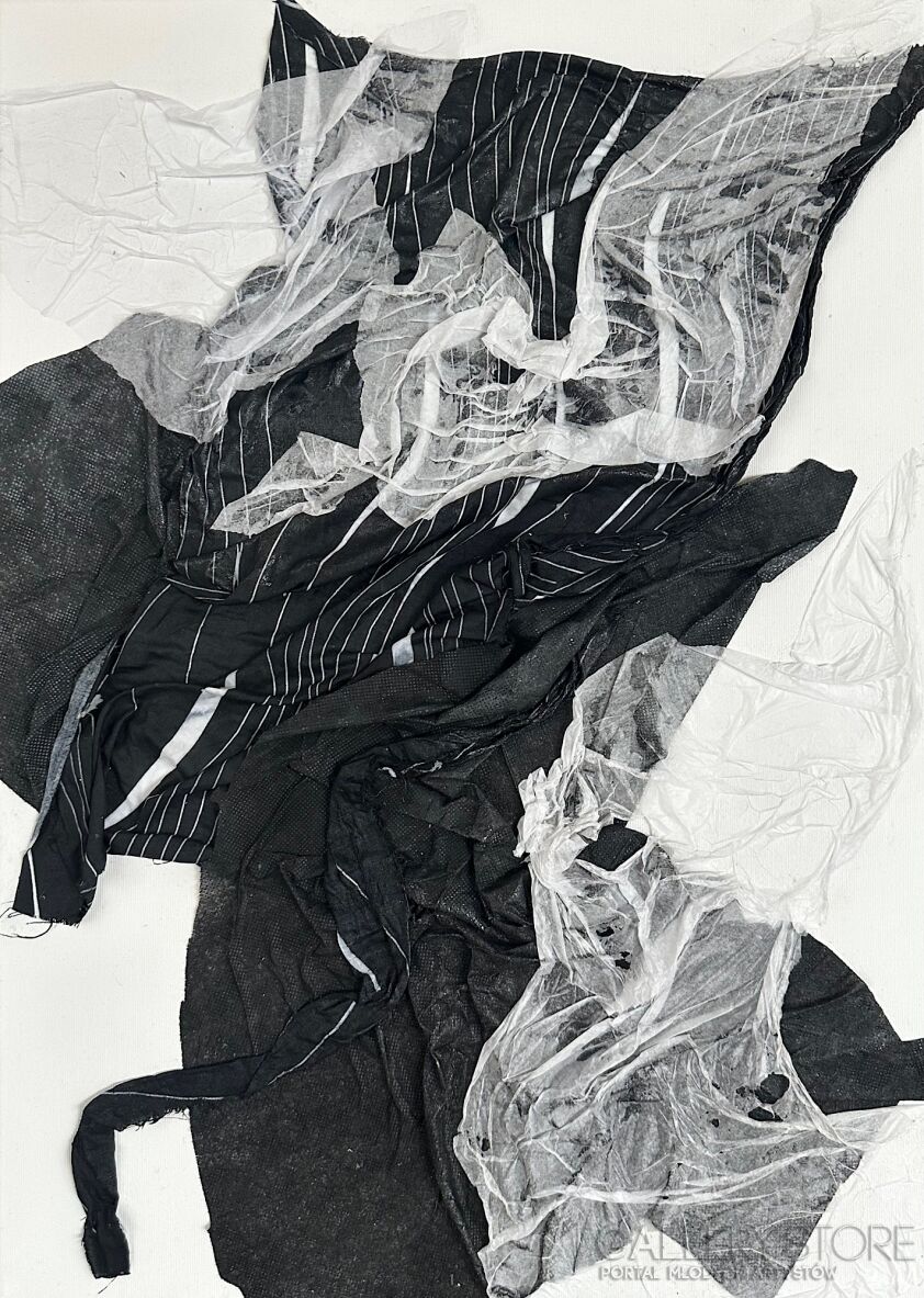 First34935 Last34935-Waves of revival black and white 1-Technika mieszana